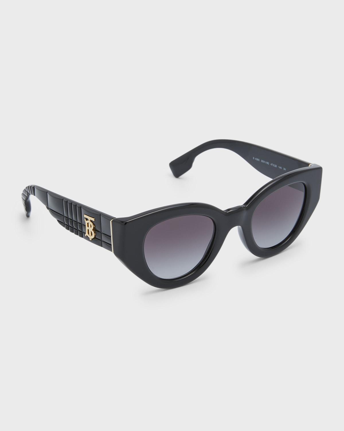 Womens Bold Three Dots 54MM Butterfly Sunglasses Product Image