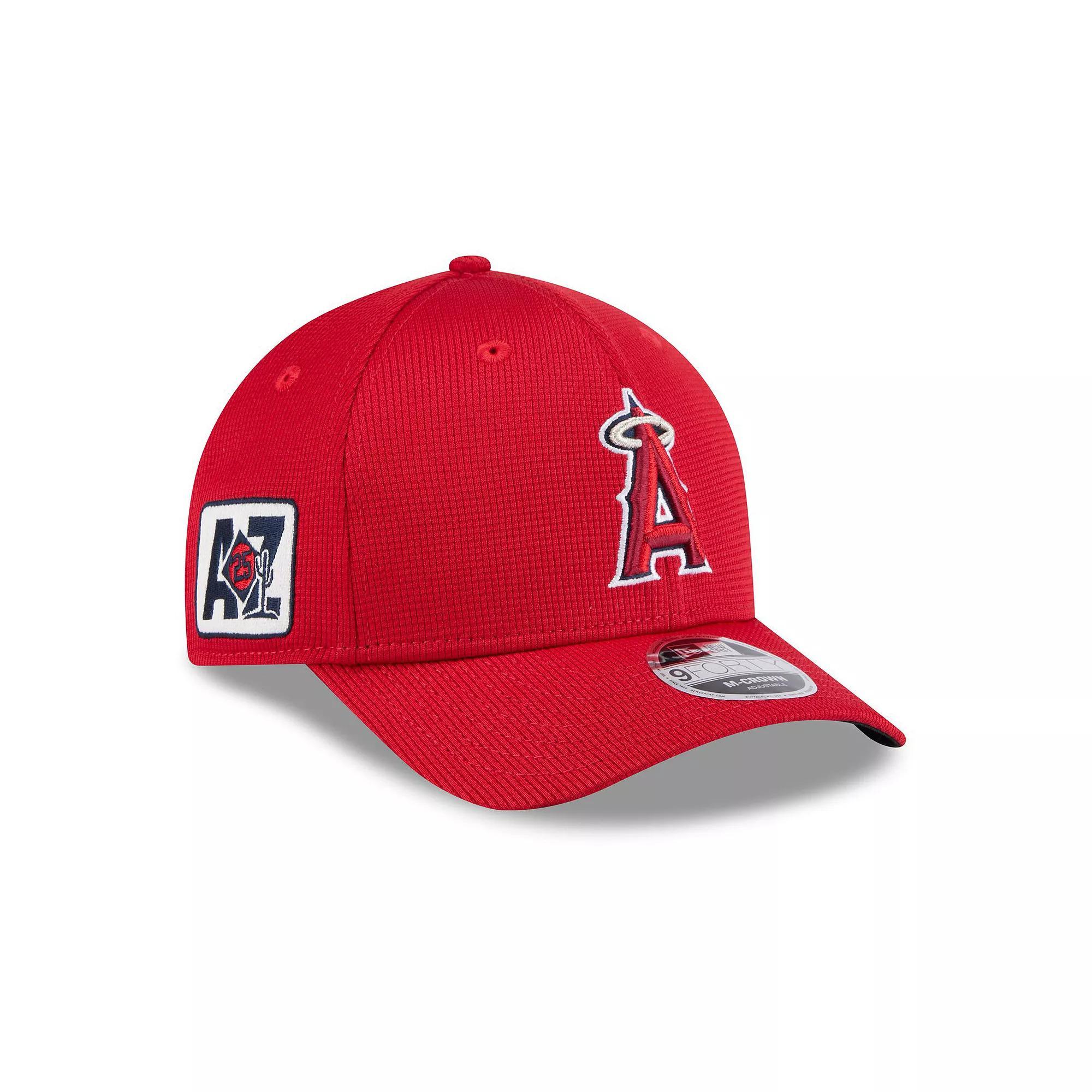 Men's New Era  Red Los Angeles Angels 2025 Spring Training 9FORTY Adjustable Hat Product Image