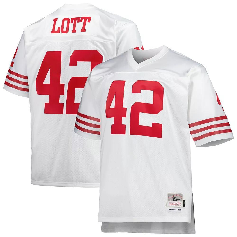 Mens Mitchell & Ness Ronnie Lott San Francisco 49ers Big & Tall 1990 Retired Player Replica Jersey Product Image