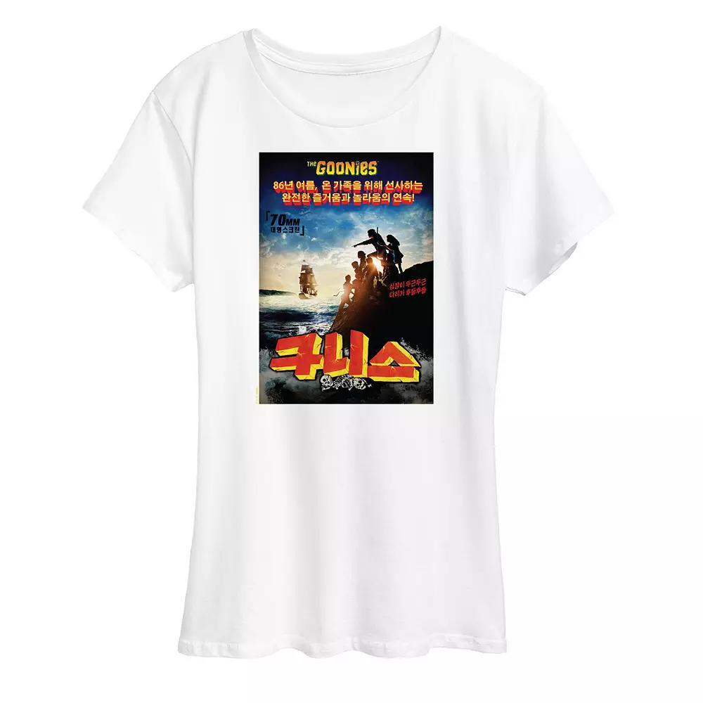 Womens The Goonies Korean Poster Graphic Tee Product Image