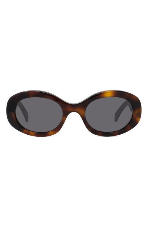 Triomphe Logo Oval Acetate Sunglasses Product Image