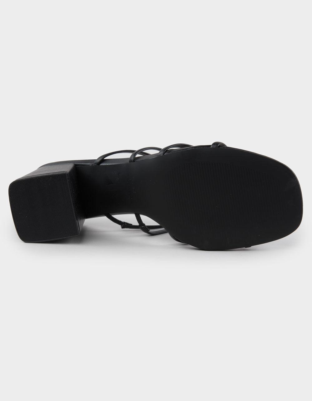 STEVE MADDEN Cammy Bow Womens Heels - BLACK Product Image