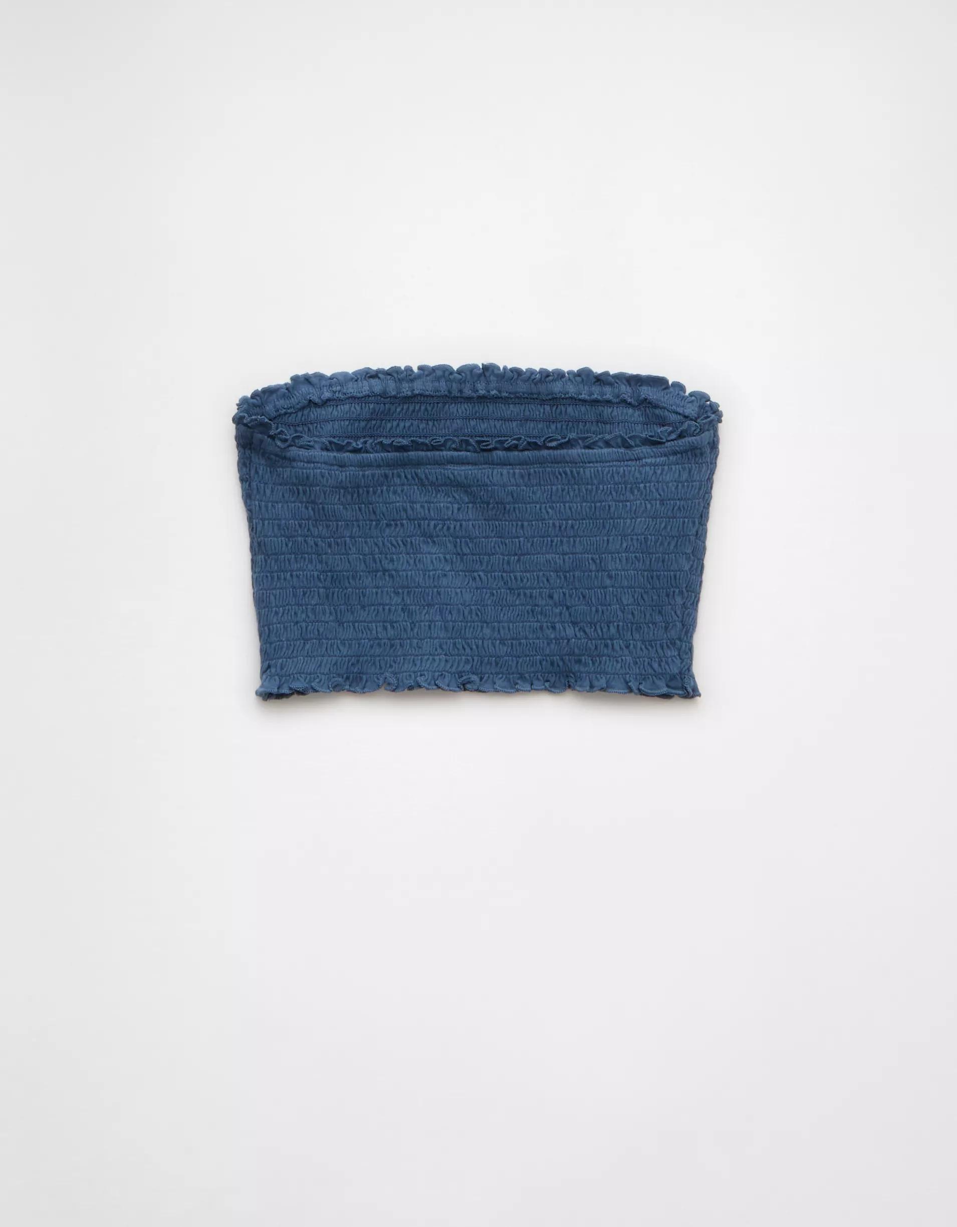 AE Sunchaser Knit Smocked Bandeau Product Image