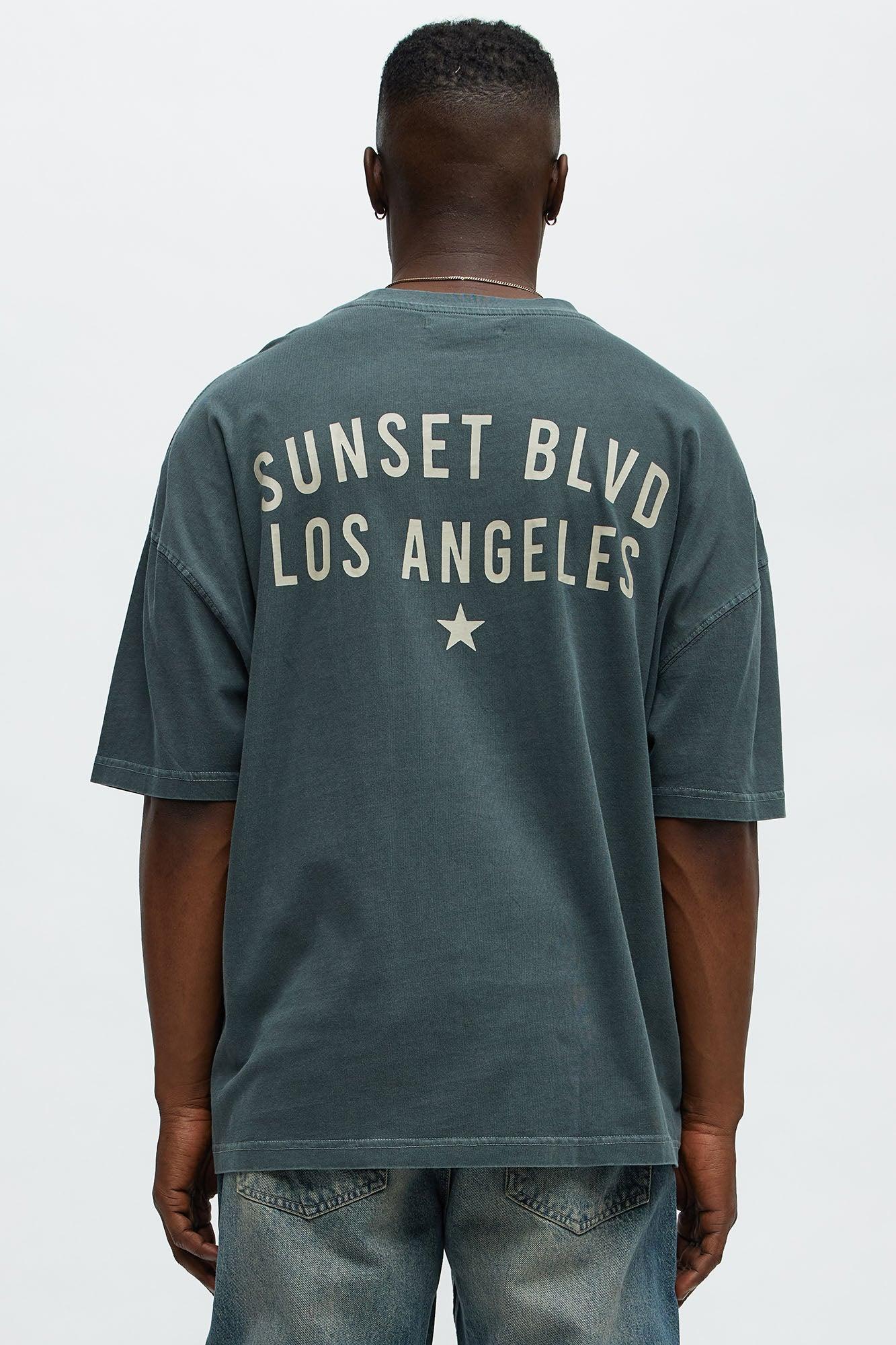 LA Sacred Lights Oversized Short Sleeve Tee - Grey Product Image
