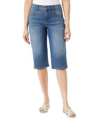 Petite Gloria Vanderbilt Lorelai Skimmer Pants, Womens Product Image