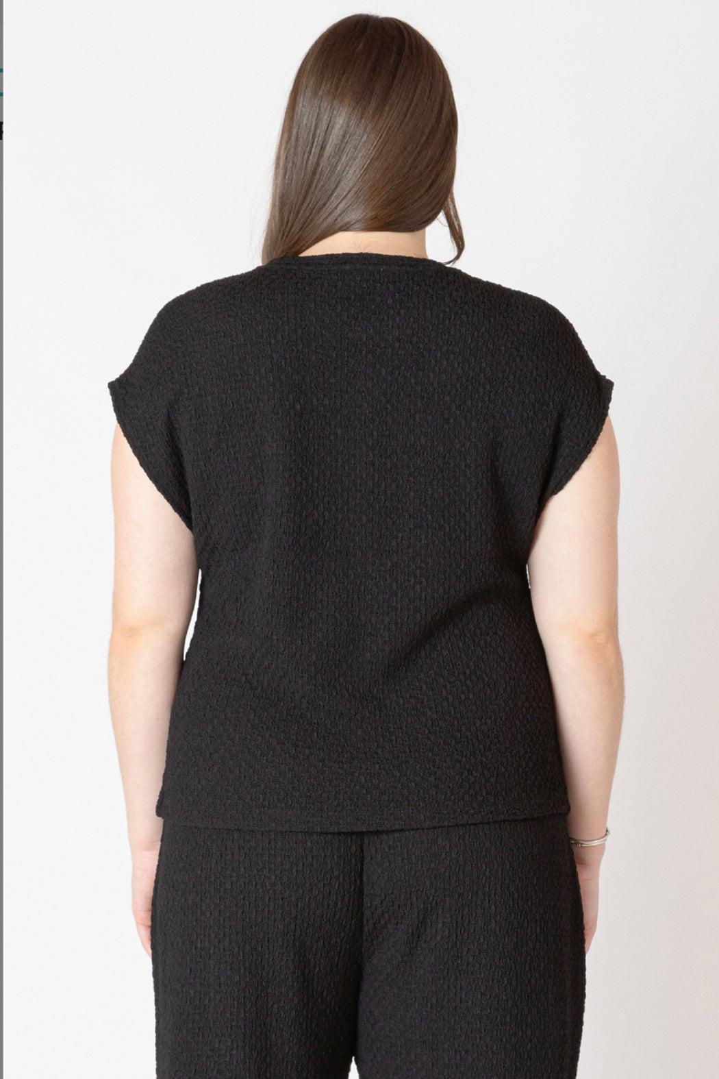 Drop Shoulder Textured Top Product Image