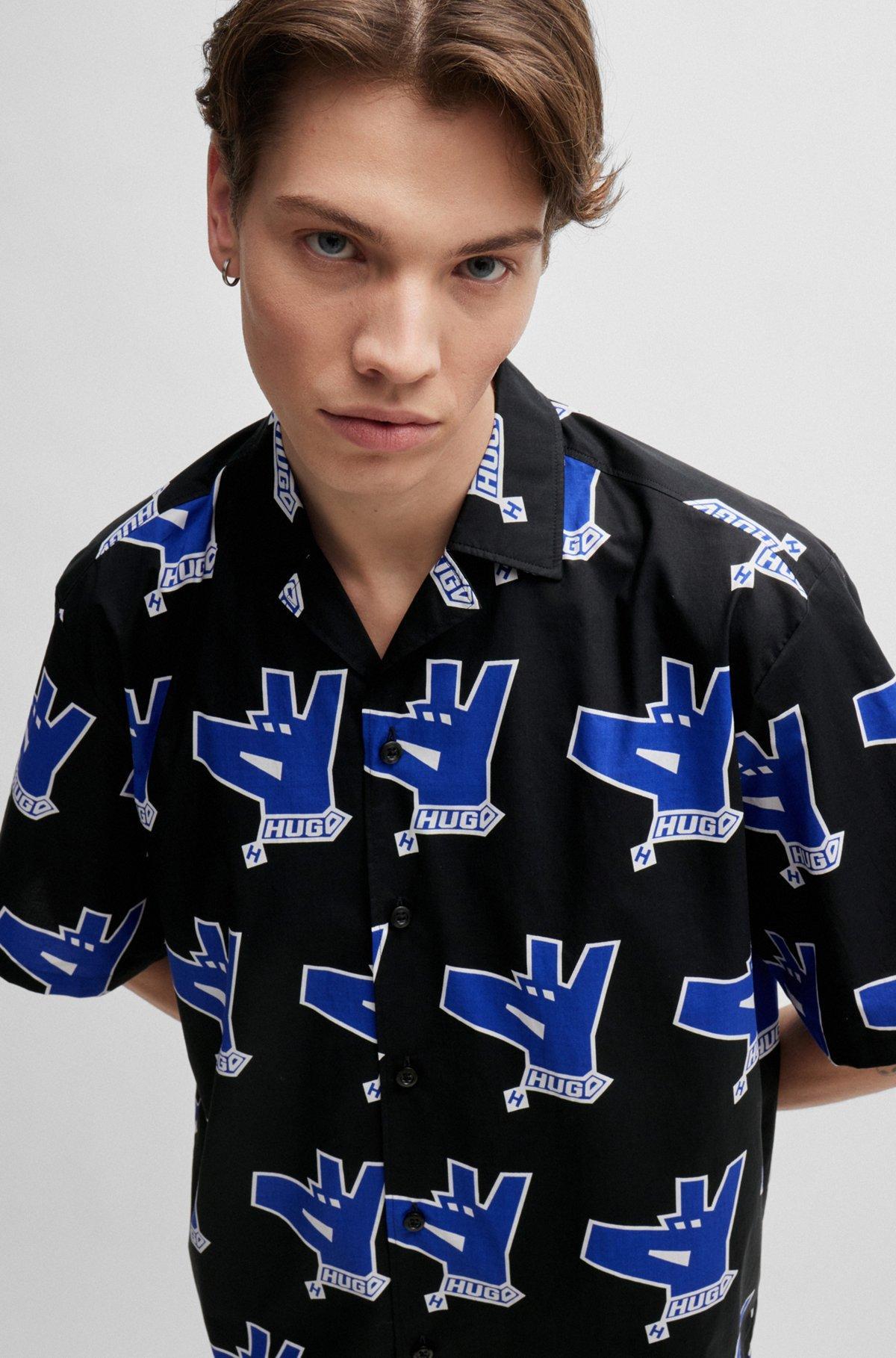 Oversize-fit shirt with print Product Image