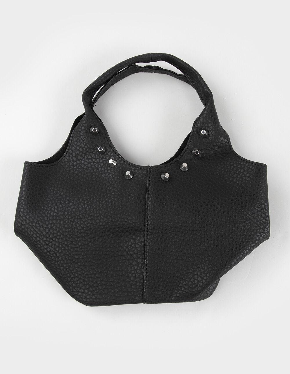 Studded Bucket Handbag - BLACK Product Image