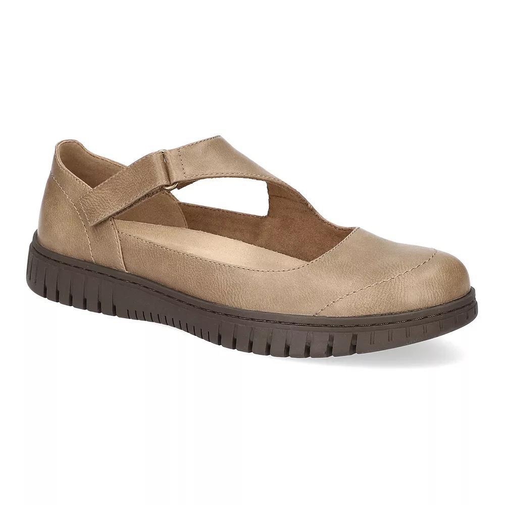 Easy Street Joyful Women's Mary Jane Flats, Size: 6.5 Wide, Brown Product Image