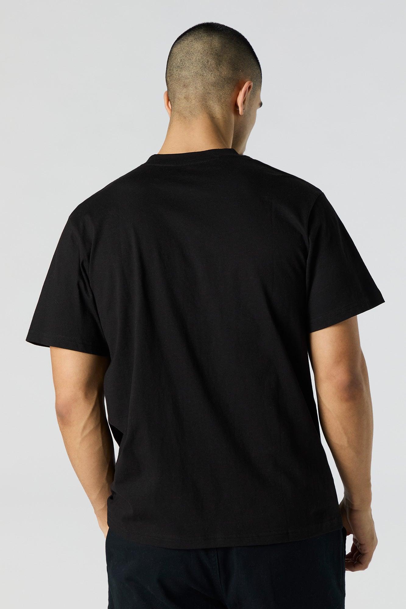Embroidered T-Shirt Male Product Image
