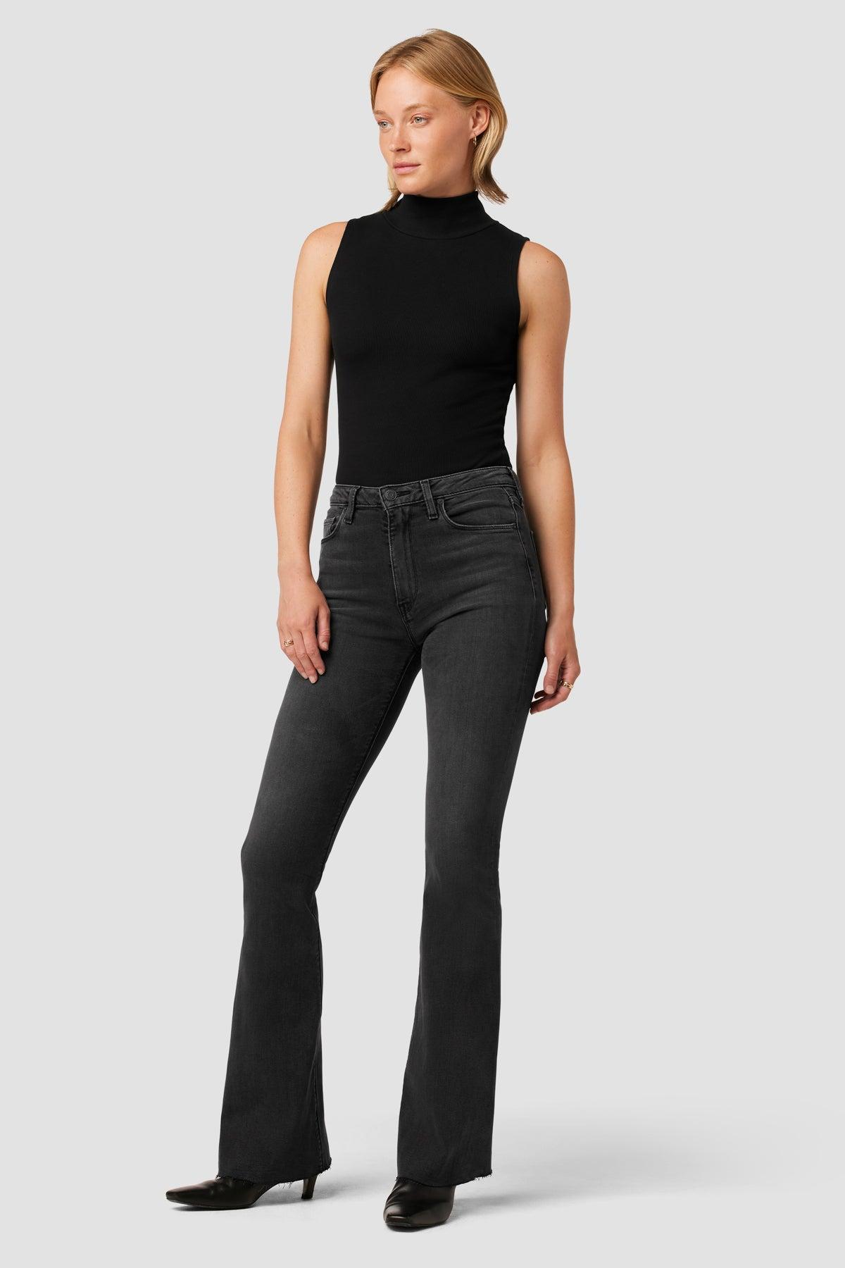 Holly High-Rise Flare Petite Jean Female Product Image
