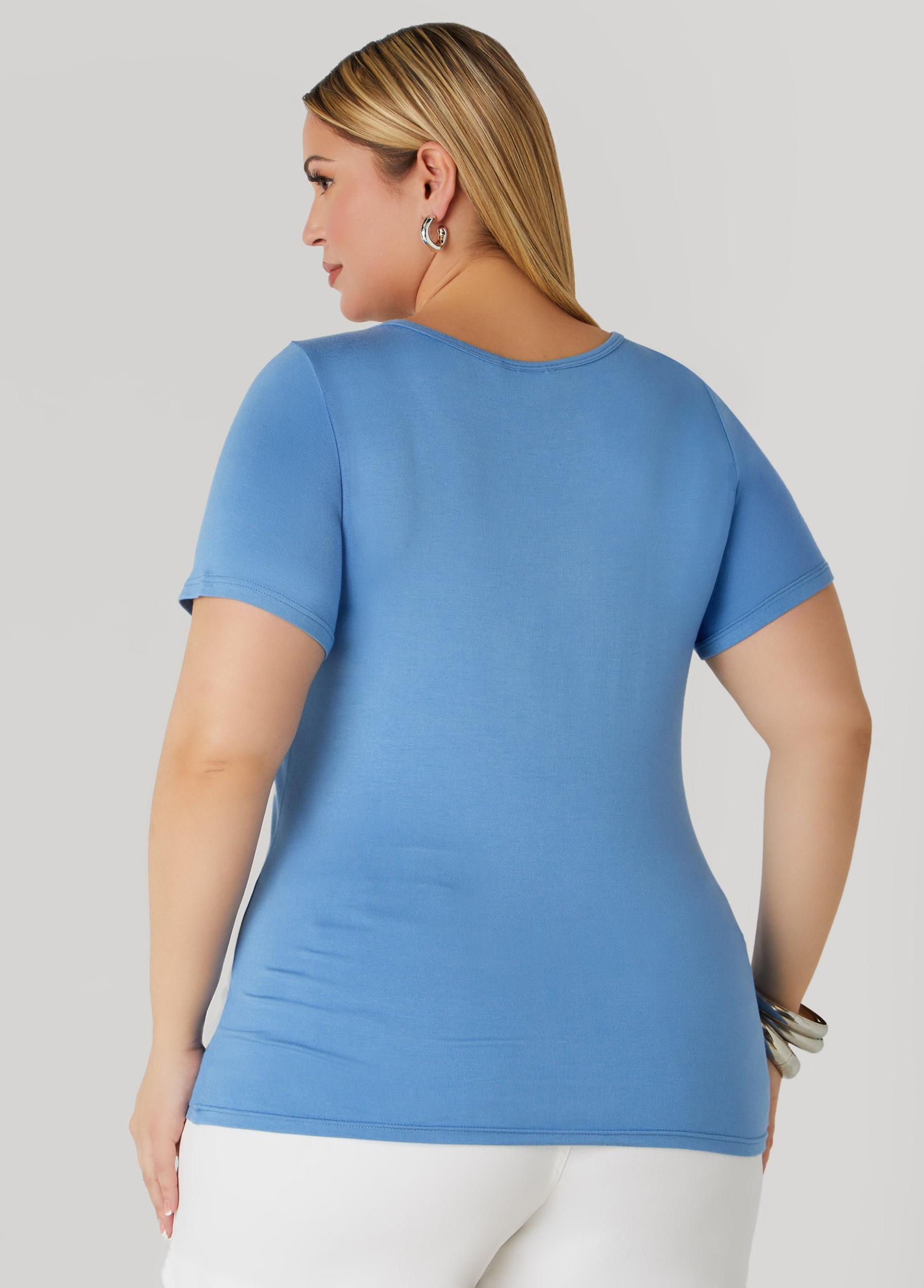 Basic Scoop Neck Tee Product Image