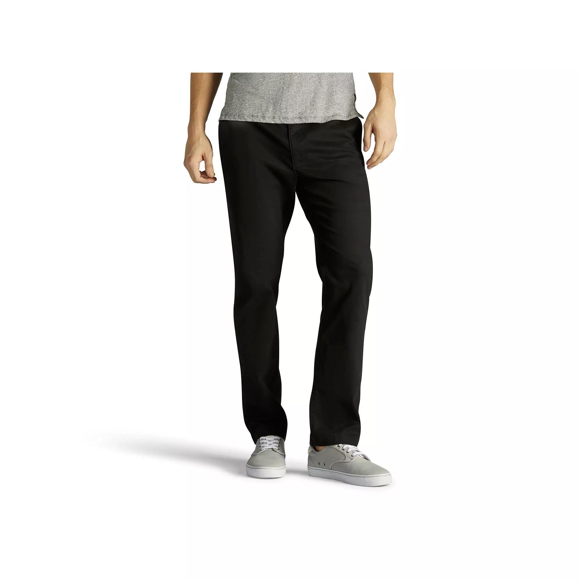 Mens Lee Performance Series Extreme Comfort Khaki Slim-Fit Flat-Front Pants Product Image