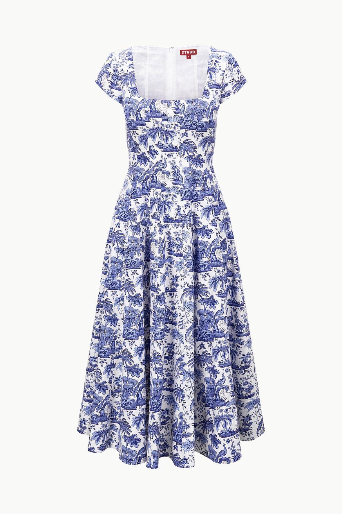 SHORT SLEEVE WELLS DRESS | BLUE TOILE Product Image