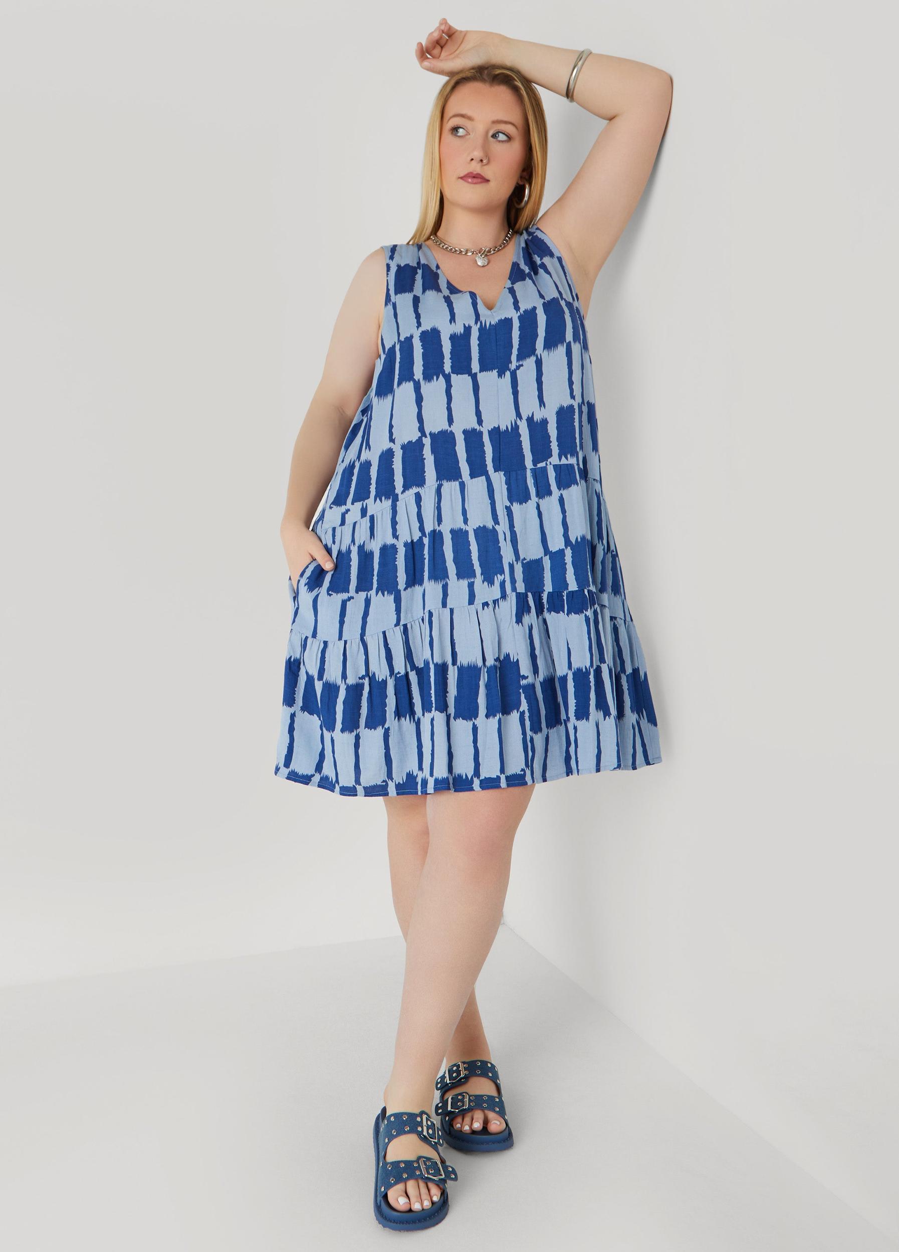 Tie Dyed Swing Dress Product Image