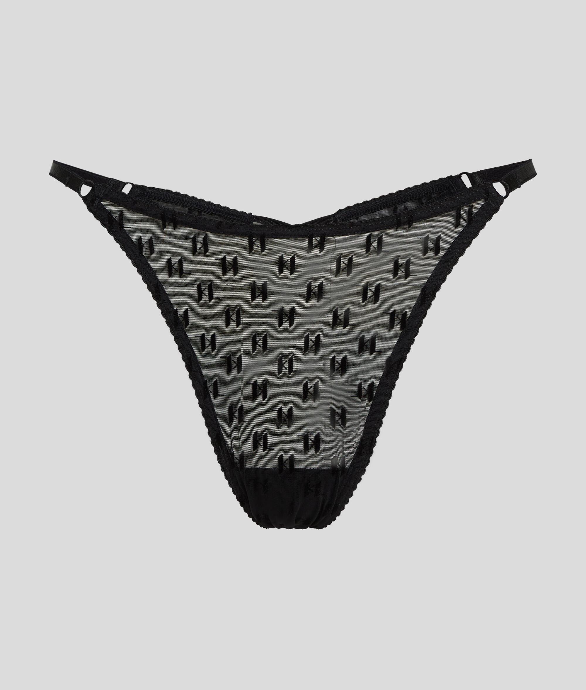 MONOGRAM MESH THONG Product Image