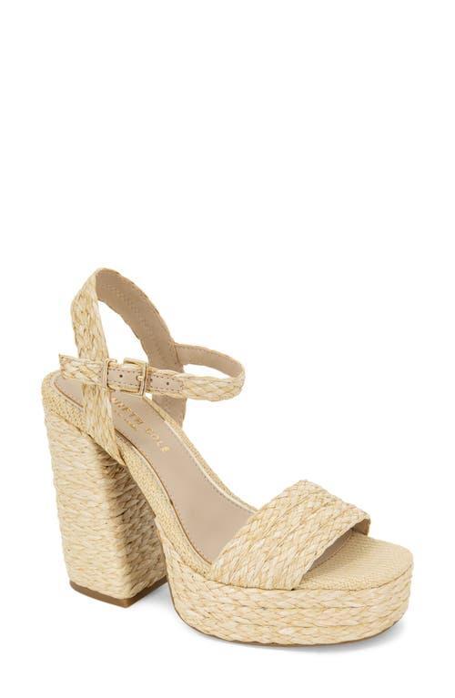 Kenneth Cole Womens Dolly Ankle Strap Espadrille Platform Sandals Product Image