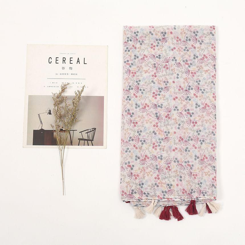 Tassel Patterned Scarf (Various Designs) Product Image
