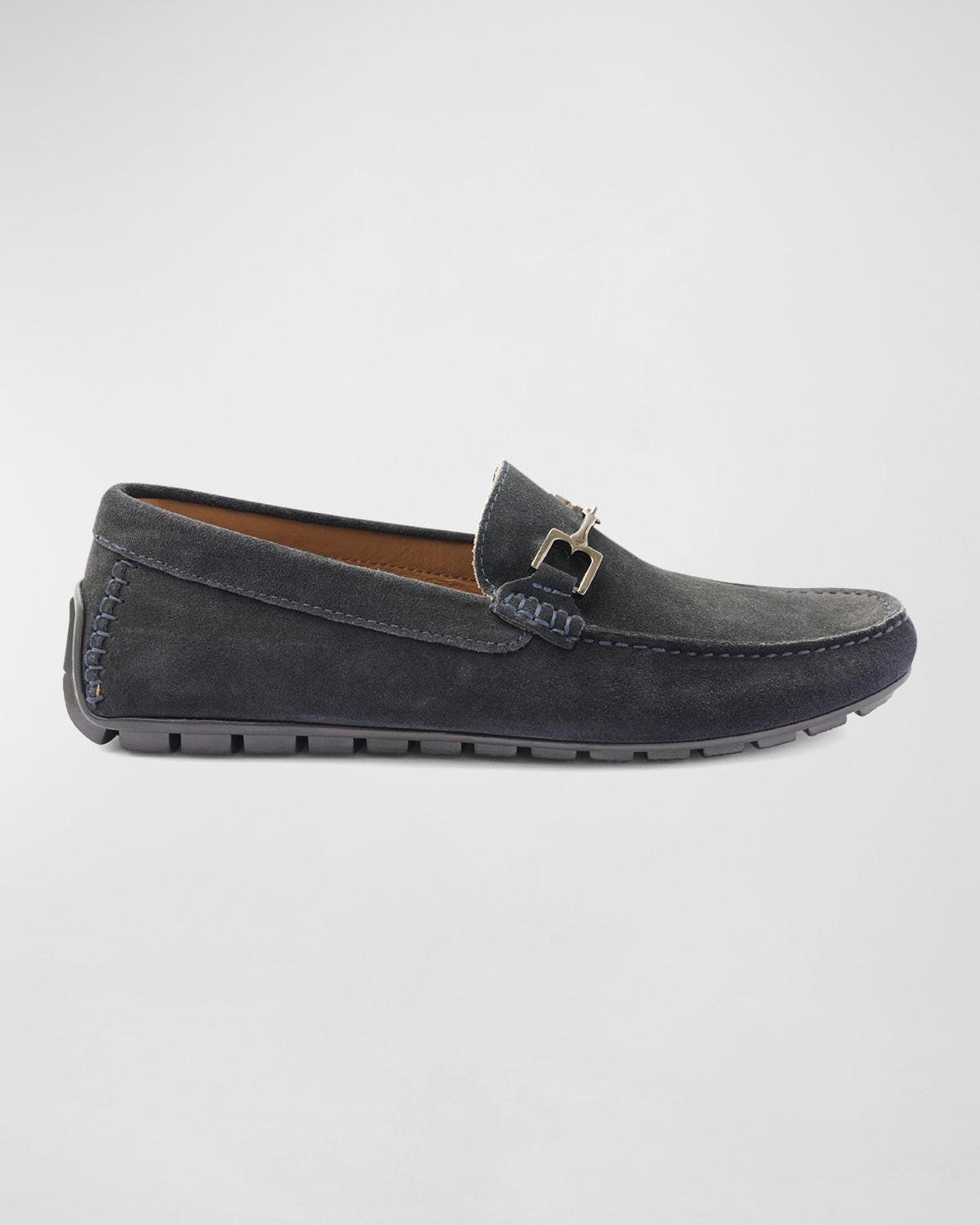 Men's Xander Horse-Bit Strap Leather Drivers Product Image
