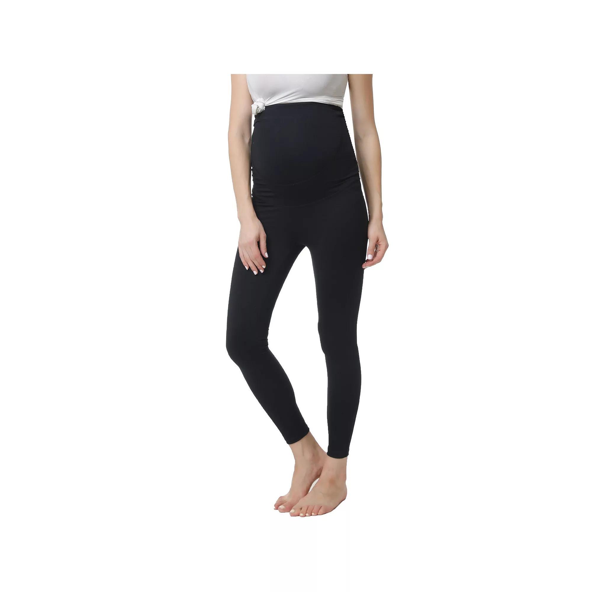 Maternity Pokkori 26" Performance Leggings, Women's, Size: Medium-Mat, Black Product Image