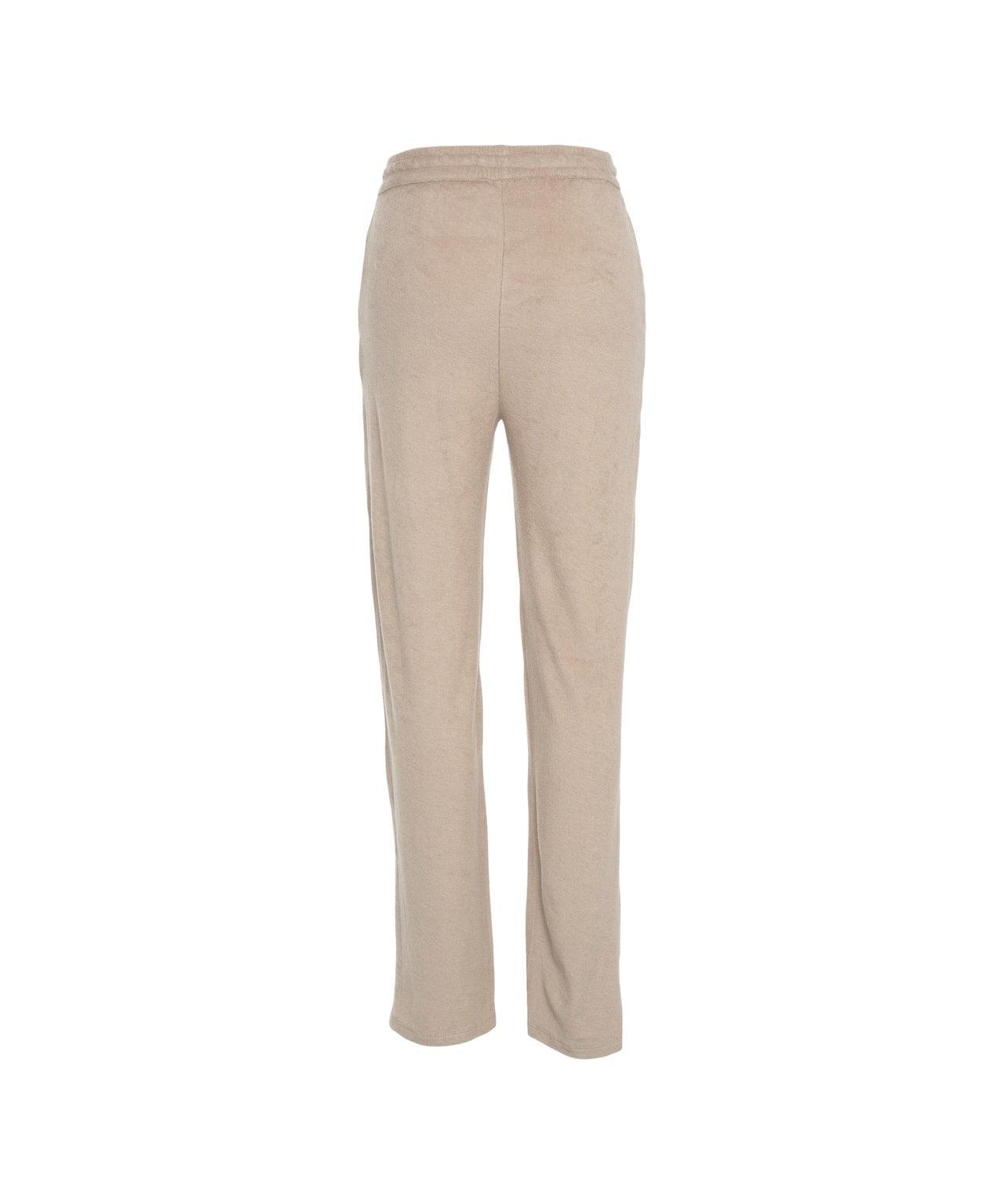 Wide leg joggers in terry cloth Product Image