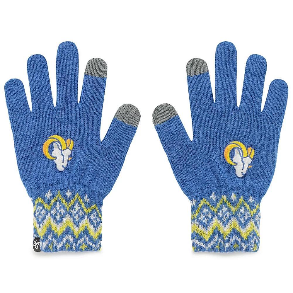 Women's '47 Los Angeles Rams Elsa Gloves, Team Product Image