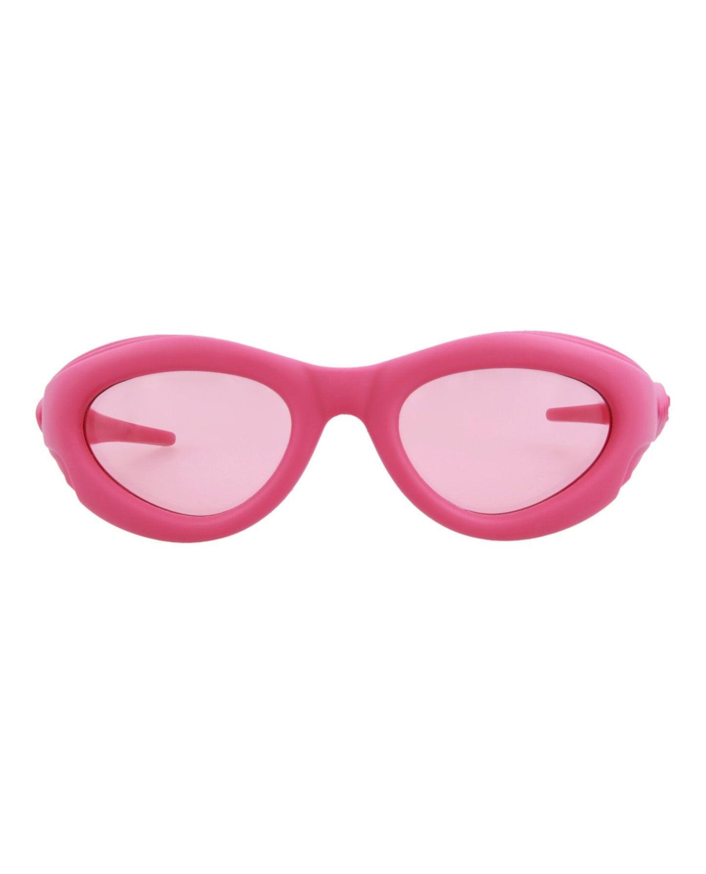 Bottega Veneta Oval-Frame Injection Sunglasses Product Image