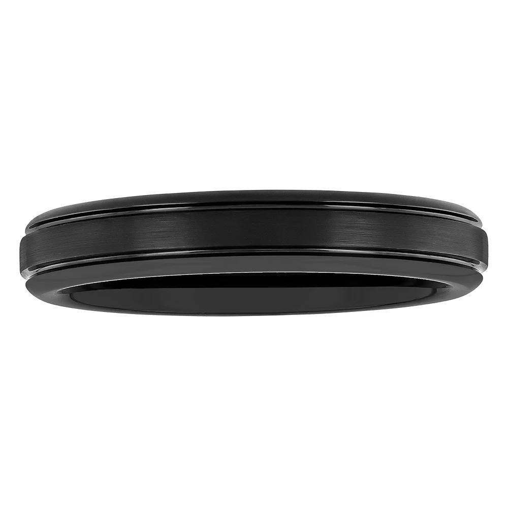 Men's Jewelry Nation Tantalum Black Ion Plated Fashion Wedding Band, Size: 15 Product Image
