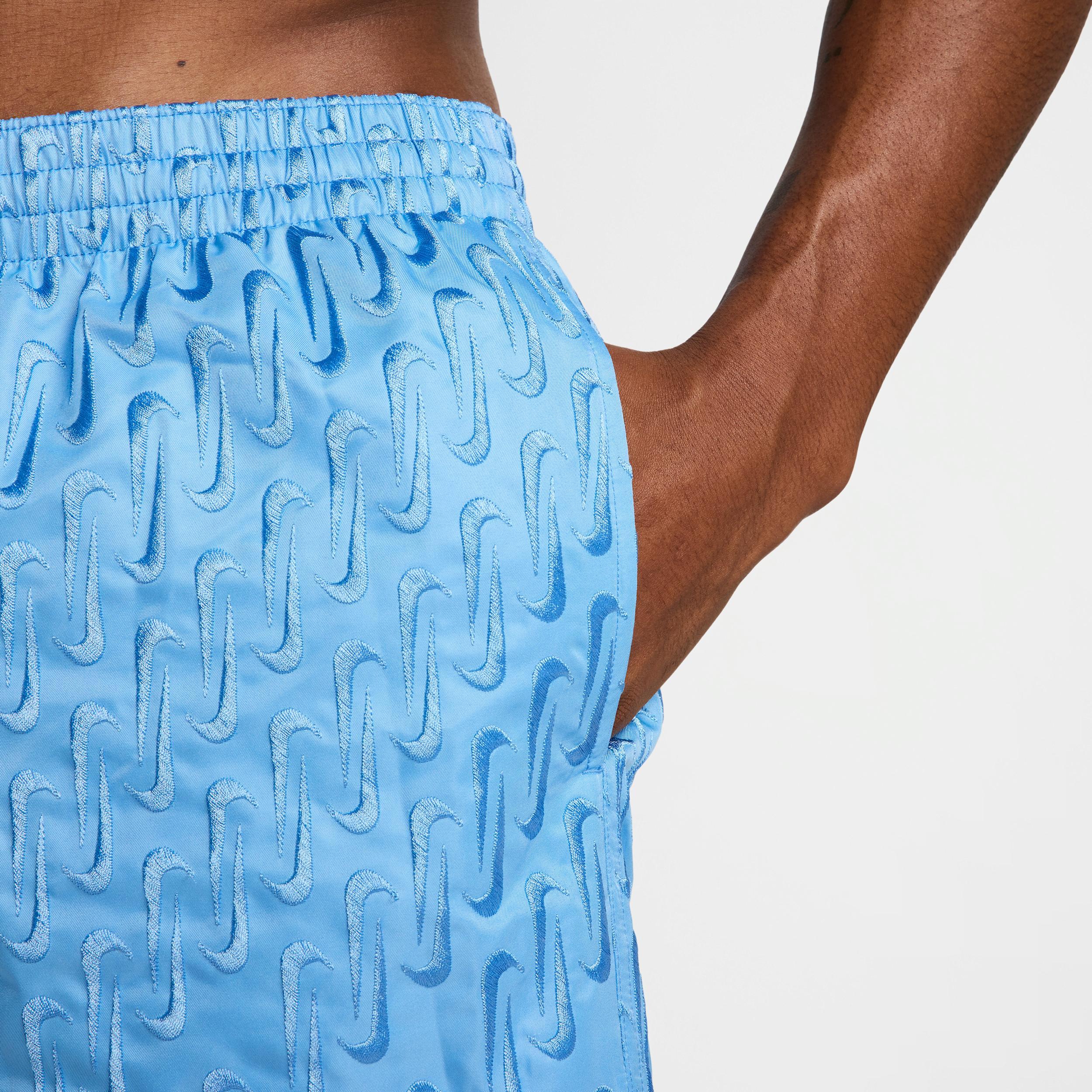 Nike Men's Swim Breaker Swoosh logo Link 5" Fully Lined Volley Shorts Product Image
