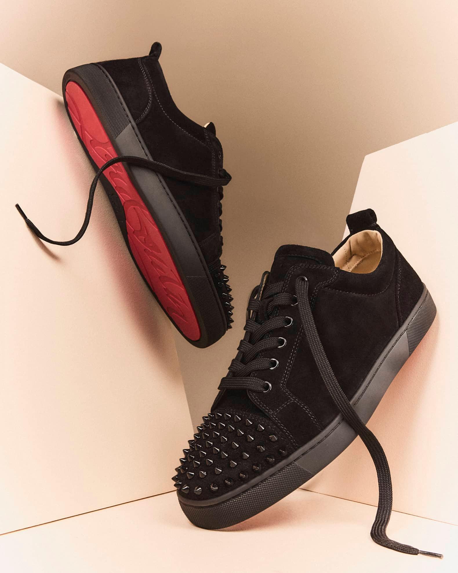 Men's Louis Junior Spikes Leather Low-Top Sneakers Product Image