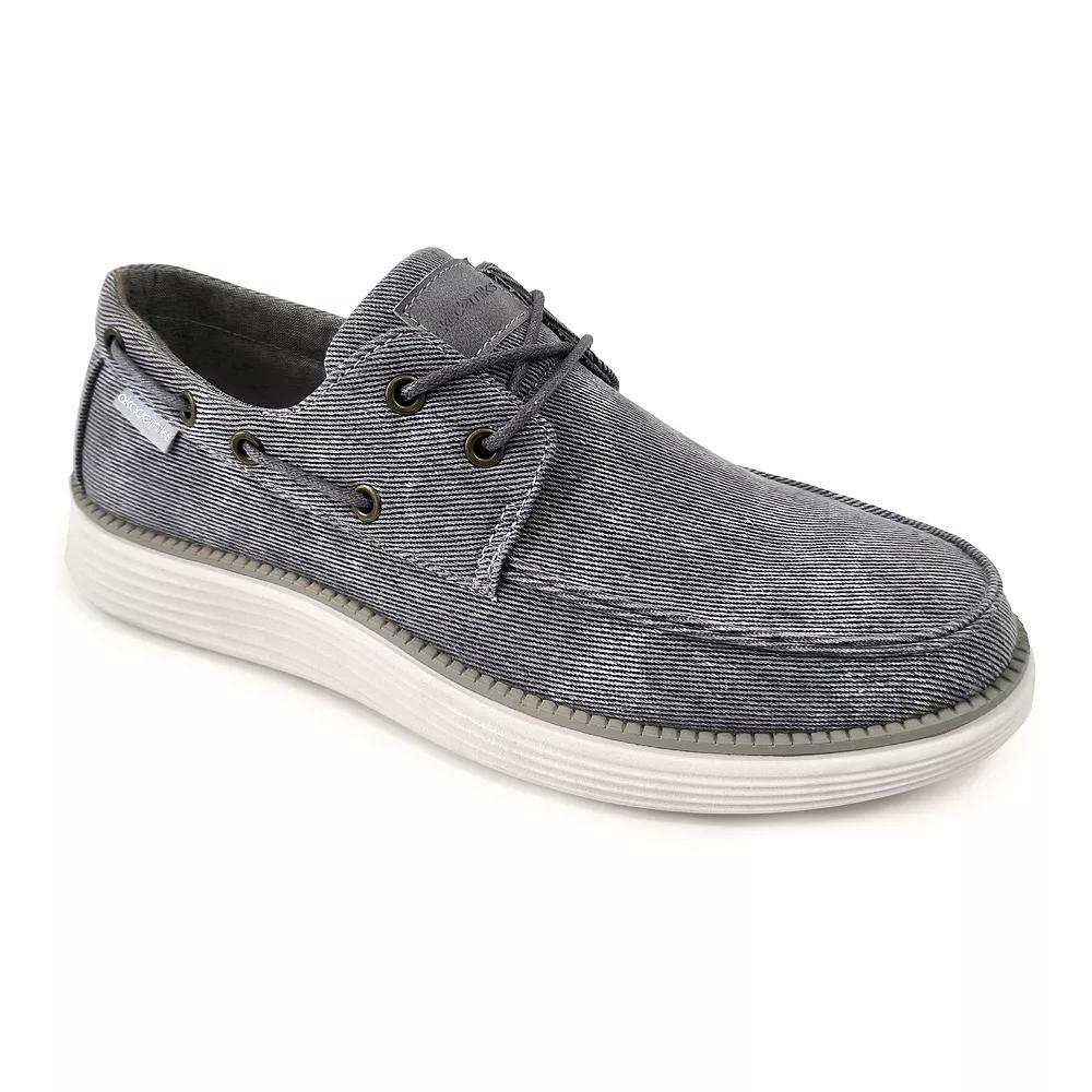 Akademiks Knox Men's Boat Shoes, Size: 10, Gray Product Image