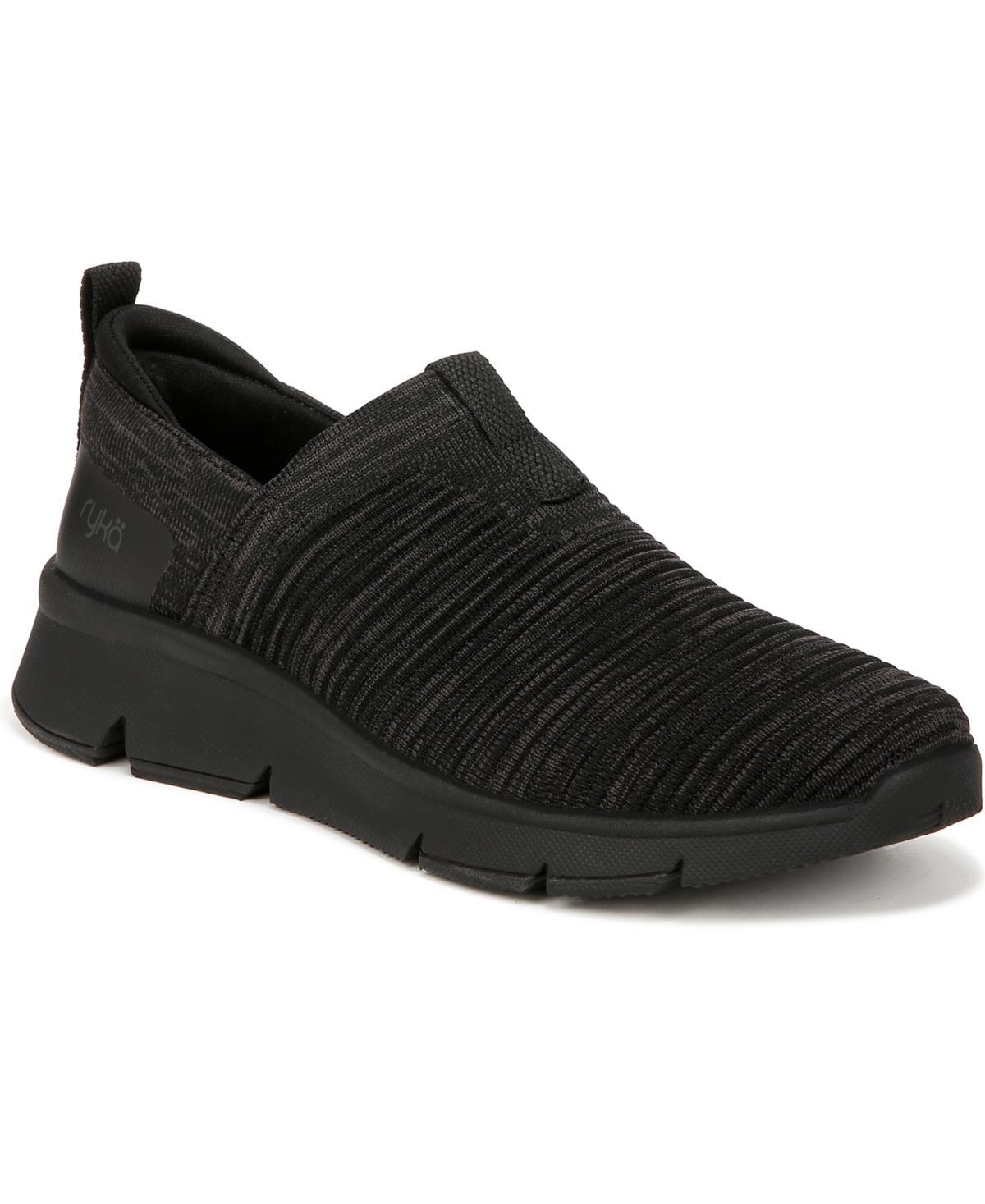 Ryka Captivate Women's Slip-on Sneakers, Size: 6 Wide, Black Grey Product Image