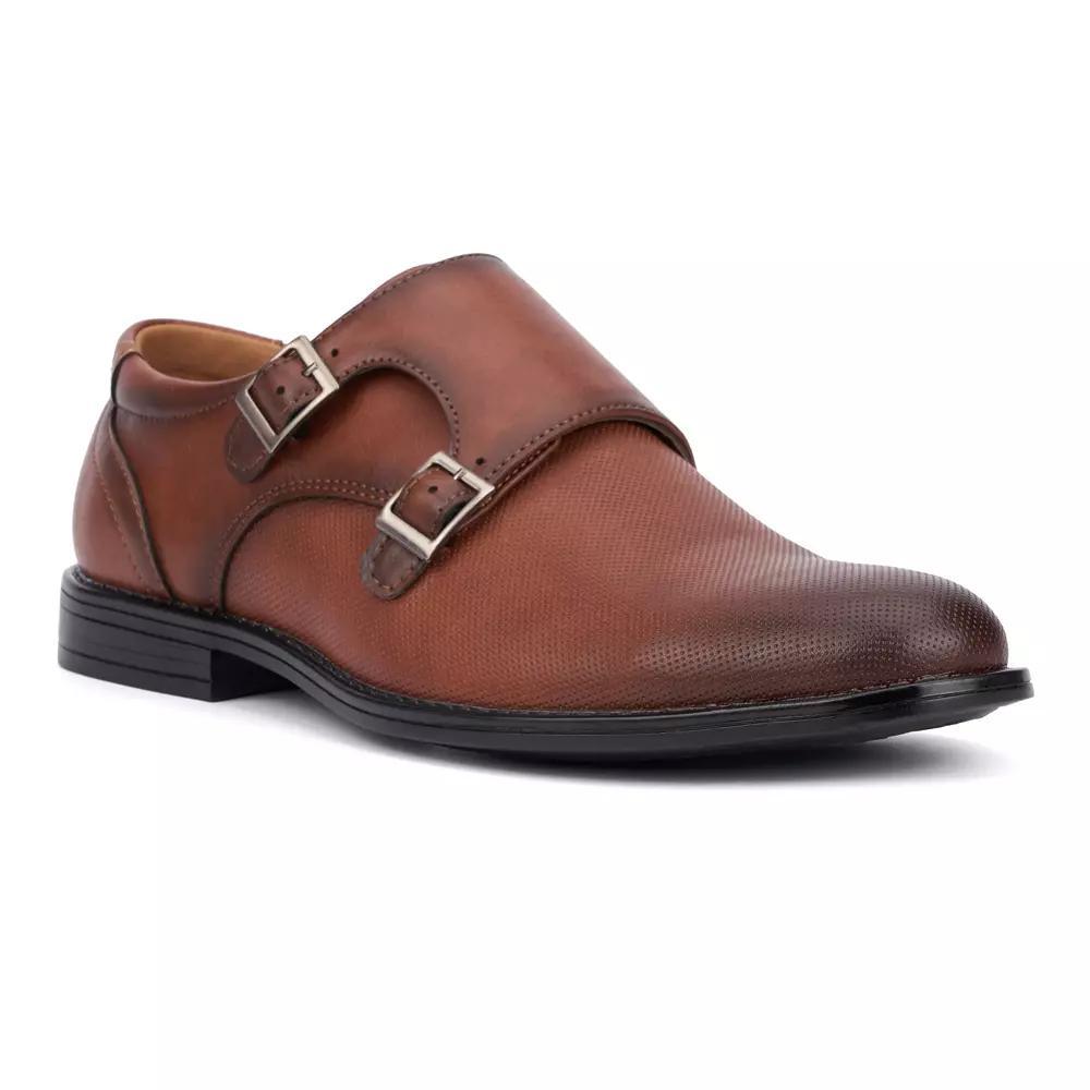 New York & Company Terry Monk Strap Men's Dress Shoes, Size: 11, Brown Product Image