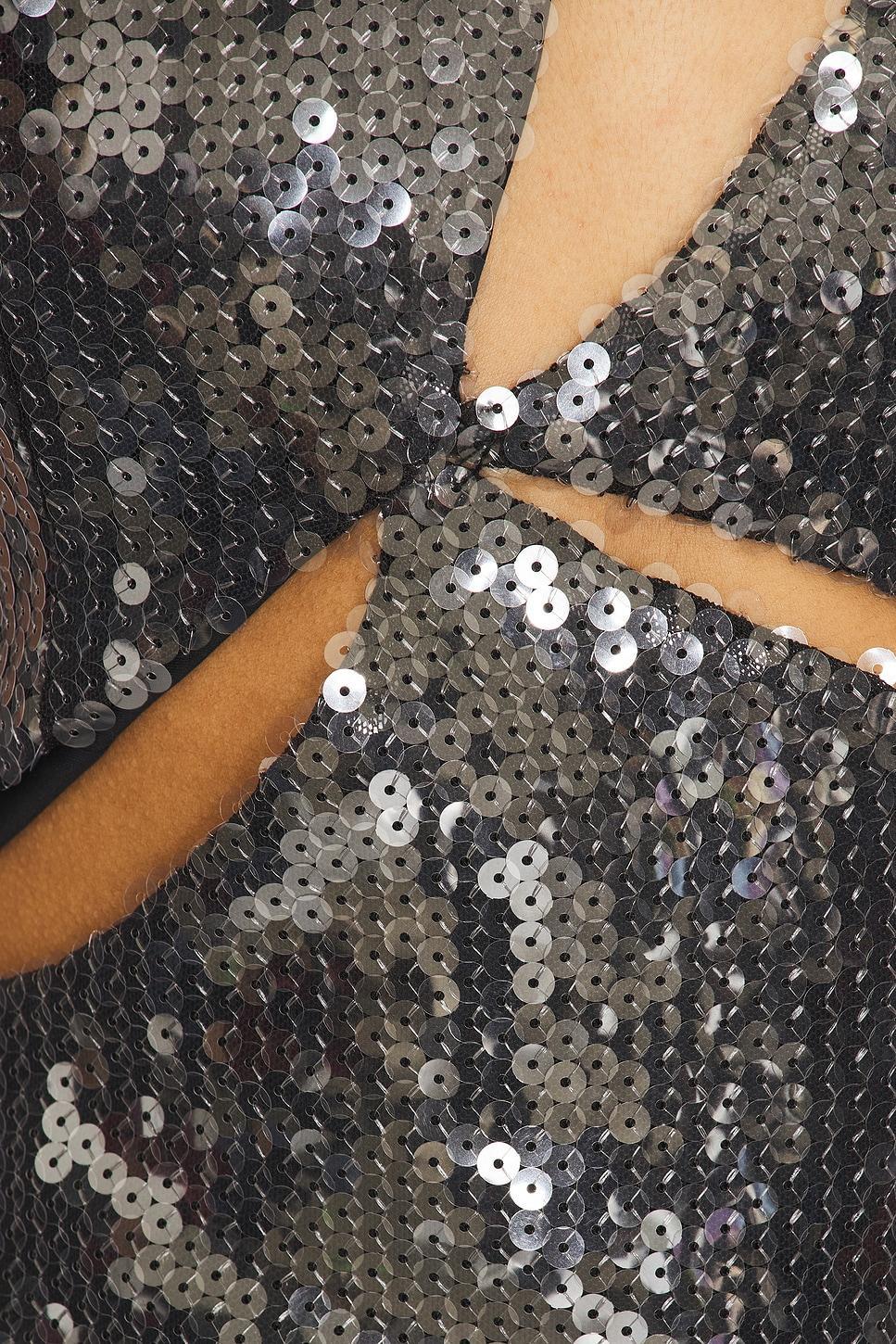Ariel Sequins Mini Dress Product Image