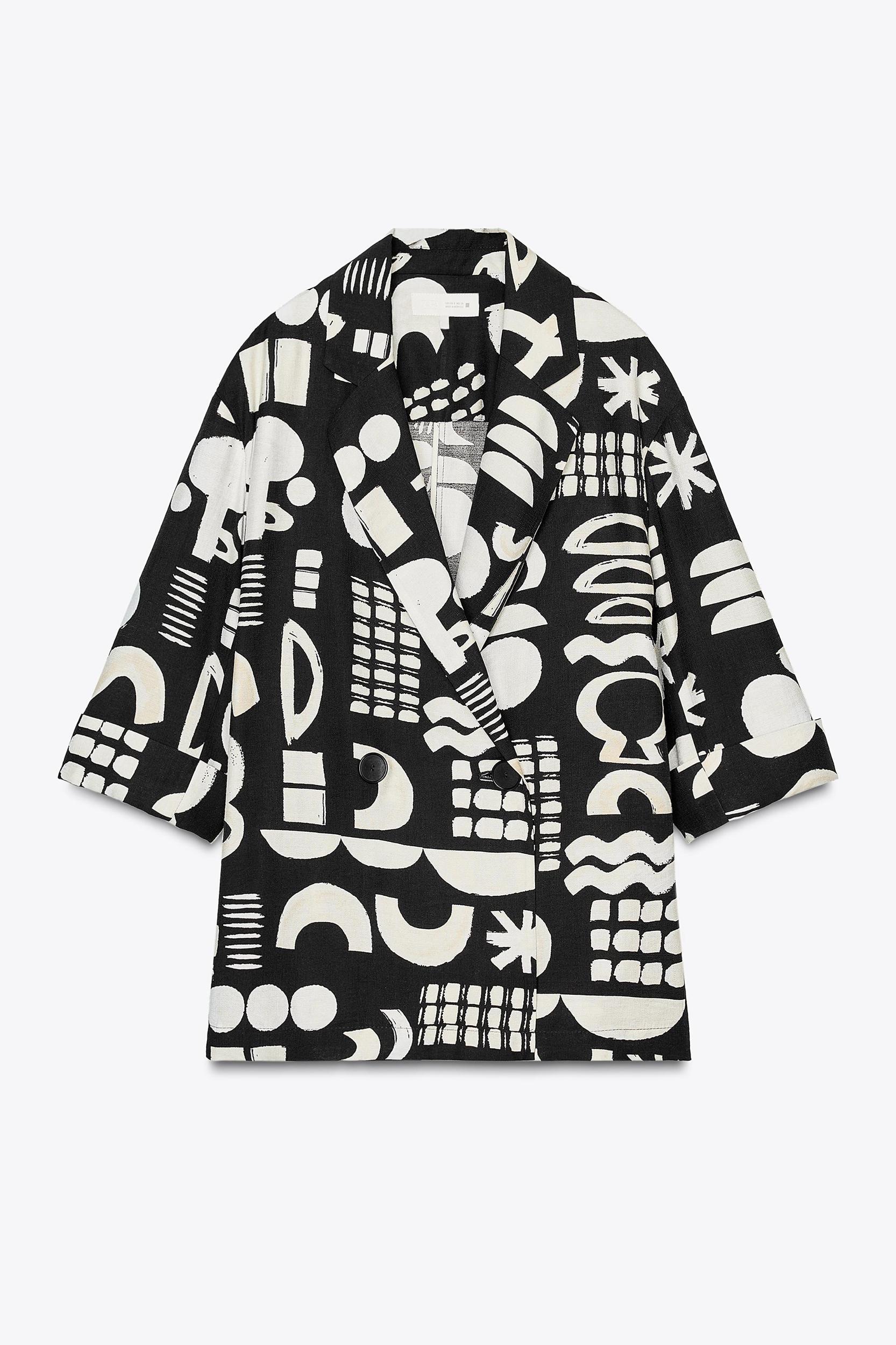 WATERCOLOR PRINT BLAZER Product Image