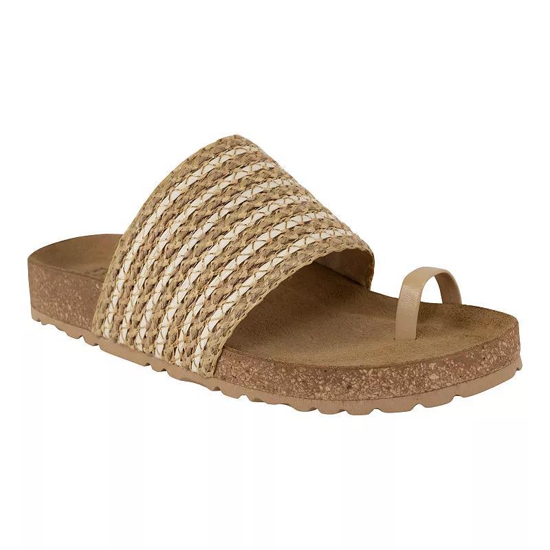 Italian Shoemakers Ginebra Women's Sandals, Size: 9, Natural White Product Image