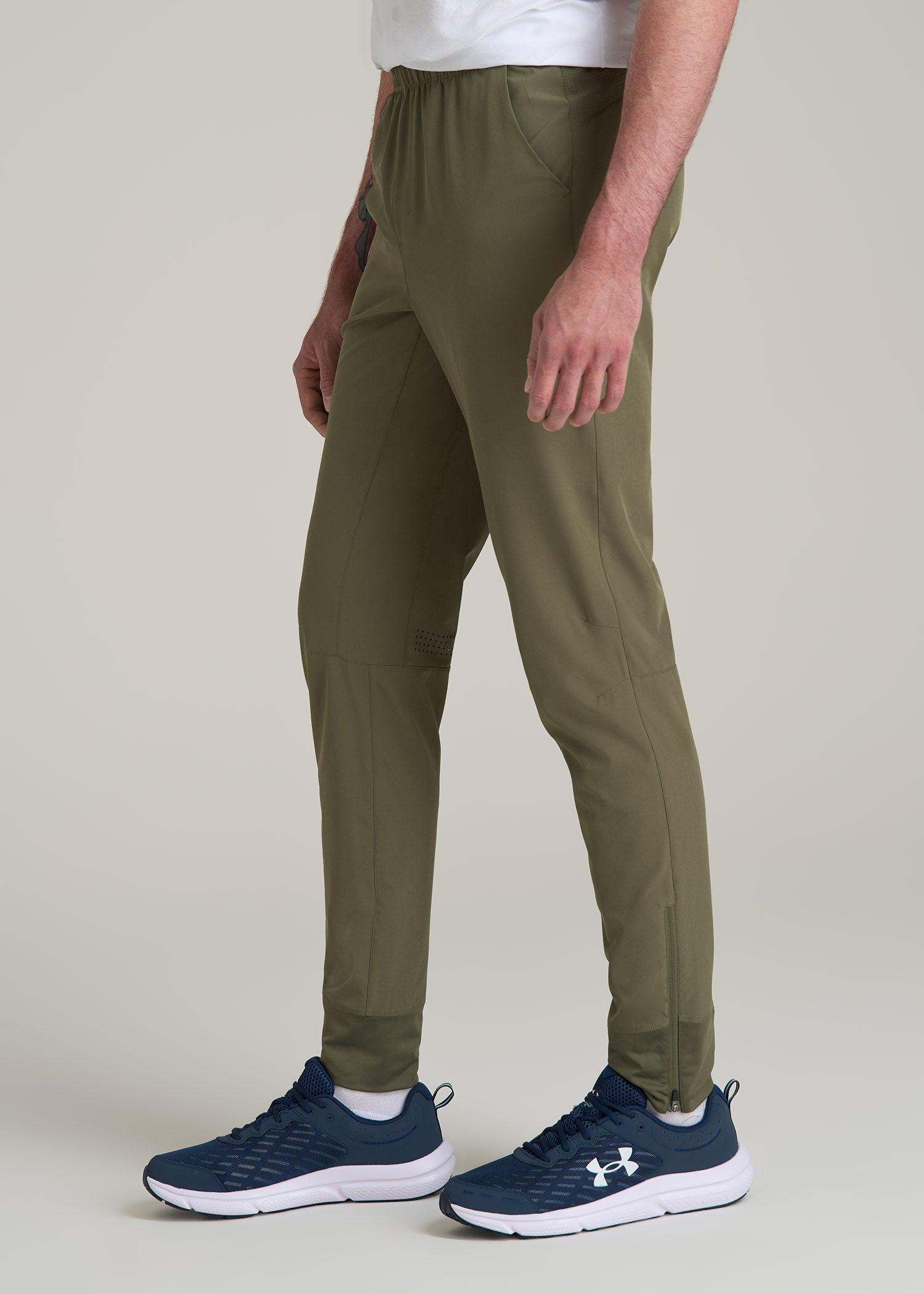 Featherweight Perforated Training Jogger for Tall Men in Olive Product Image