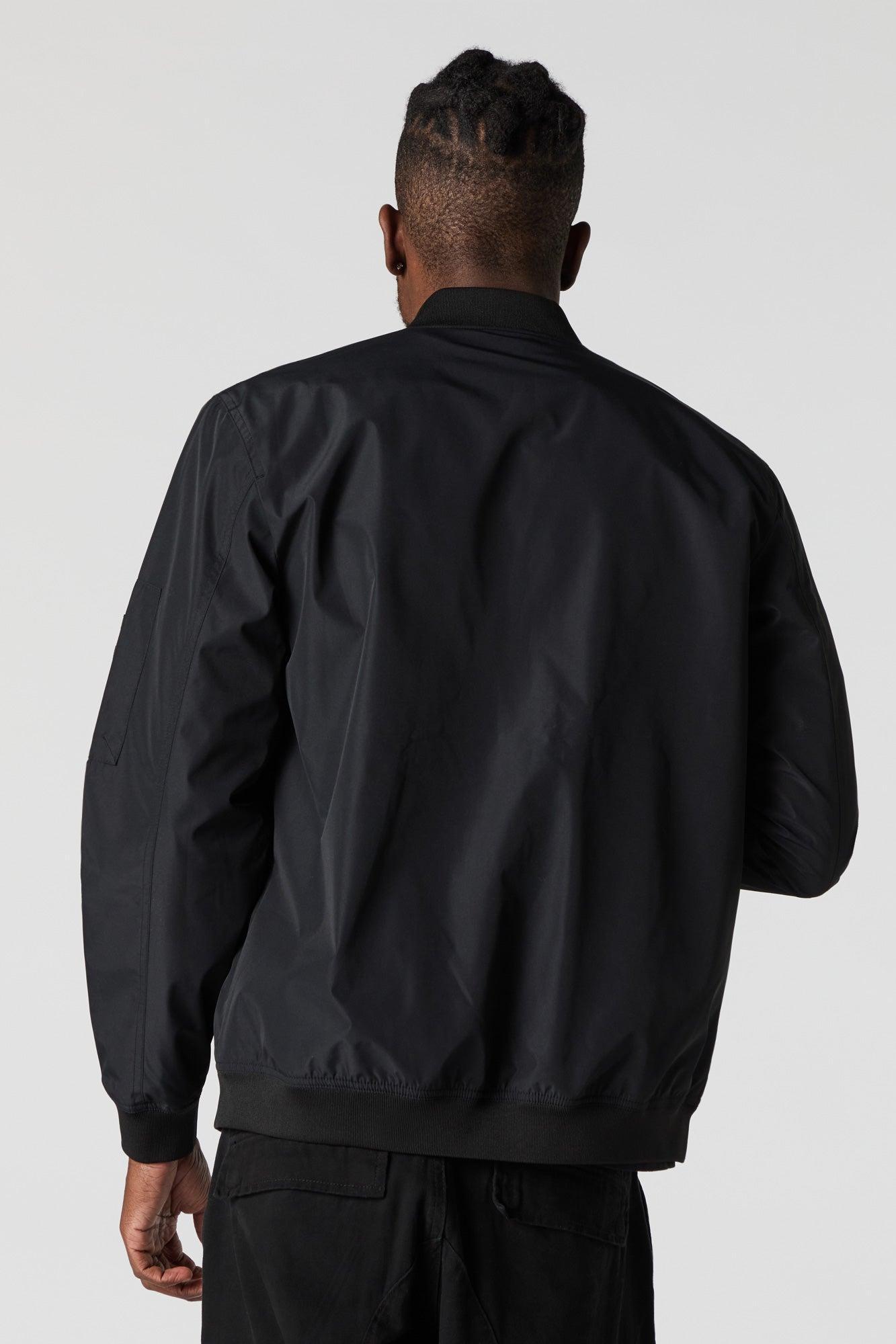Nylon Bomber Jacket Male Product Image