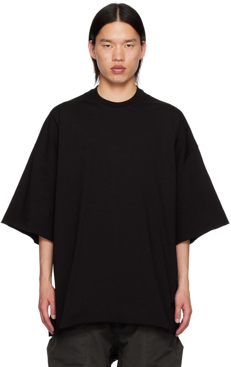 RICK OWENS Black Porterville Tommy T-shirt In Schwarz Product Image
