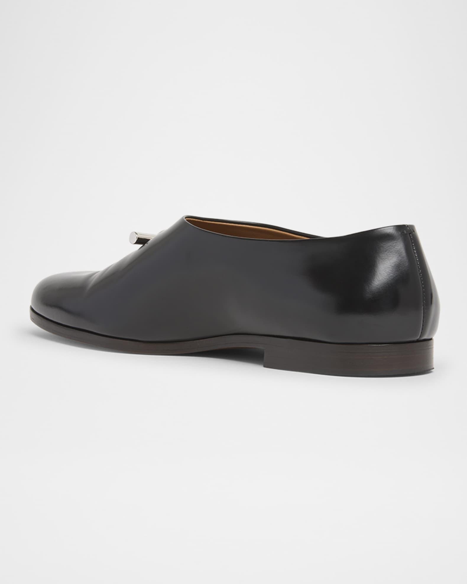 Men's T-Bar Leather Loafers Product Image