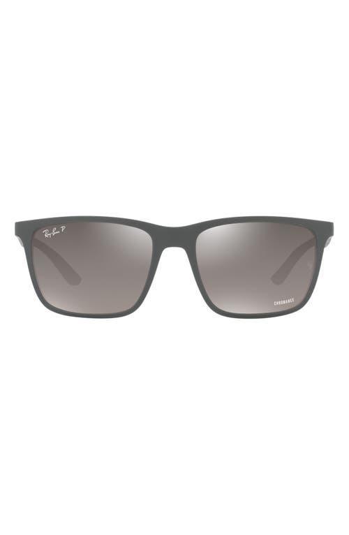 Ray-Ban Rb4385 Sunglasses Frame Blue Lenses Polarized Product Image