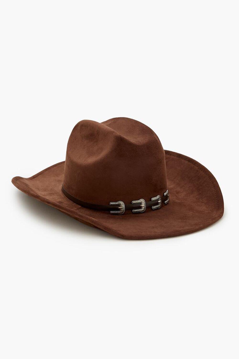 Buckled-Trim Cowboy Hat | Forever 21 Product Image