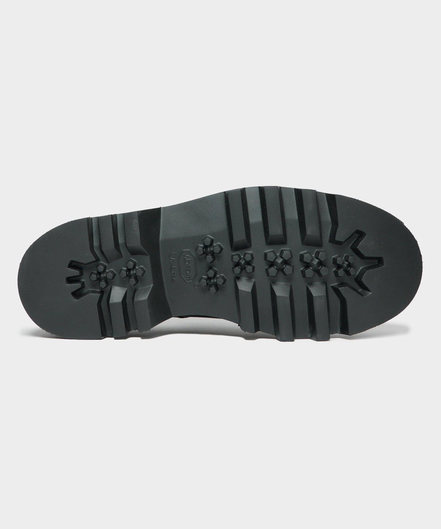 Todd Snyder x Tricker's Heath Derby Shoes in Black Scotch Grain Leather Product Image