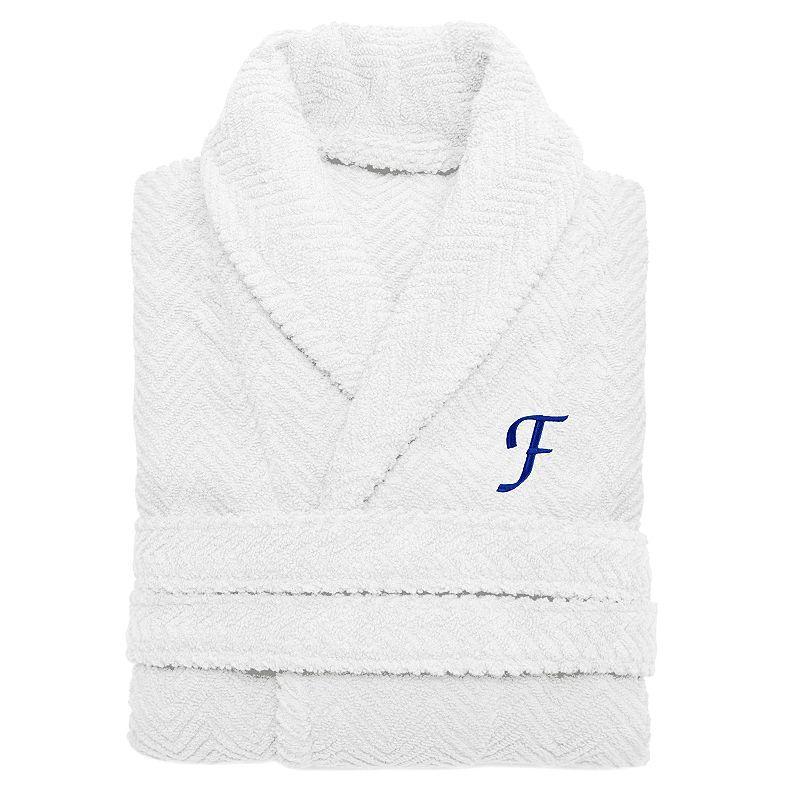 Linum Home Textiles Turkish Cotton Personalized Herringbone Weave Bathrobe, Womens Product Image