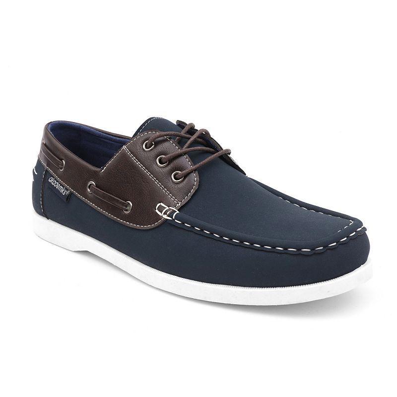 Akademiks Marina Men's Boat Shoes, Size: 10 Medium, Black Product Image