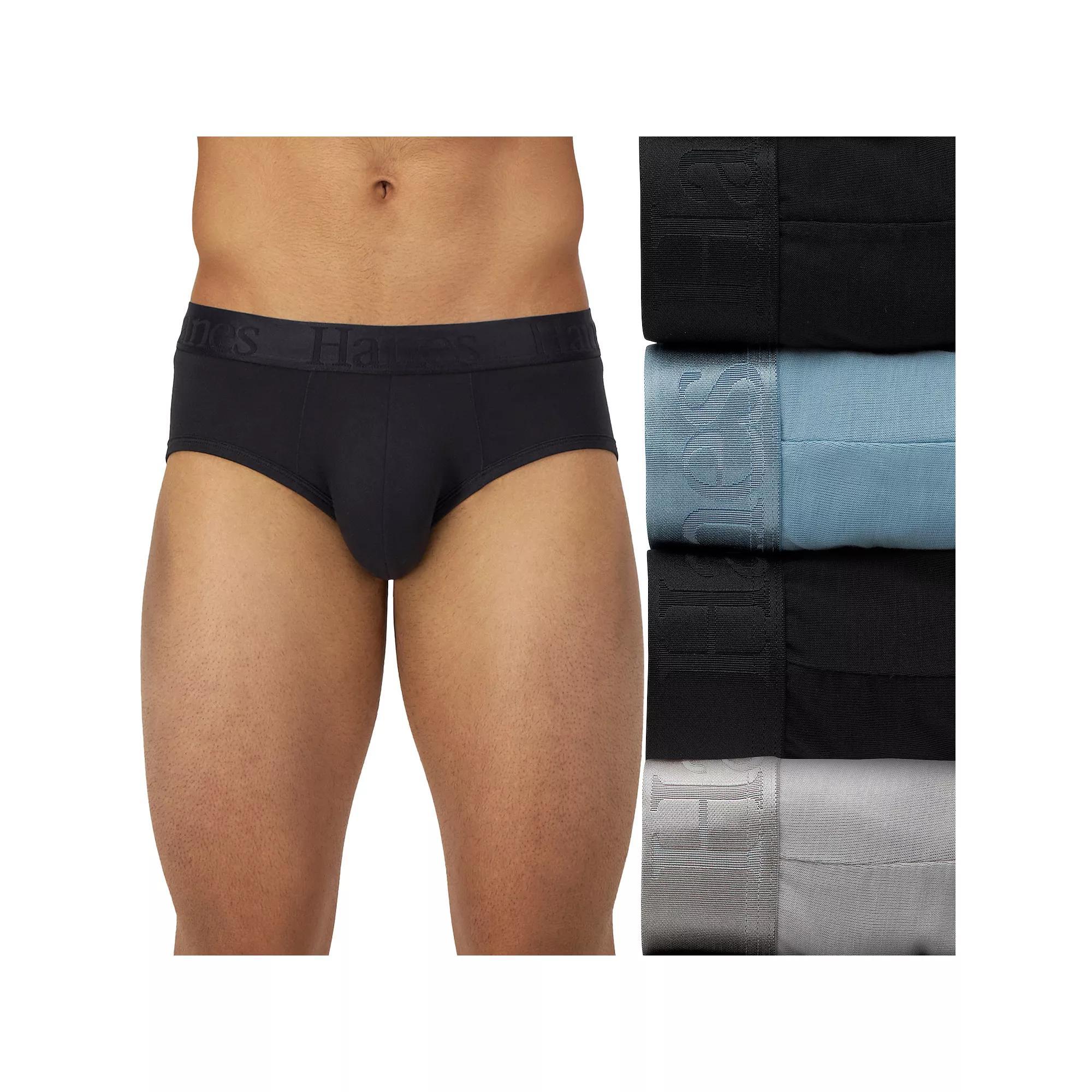 Mens Hanes Originals Ultimate SuperSoft Brief 3-Pack +1 Bonus Pack Product Image