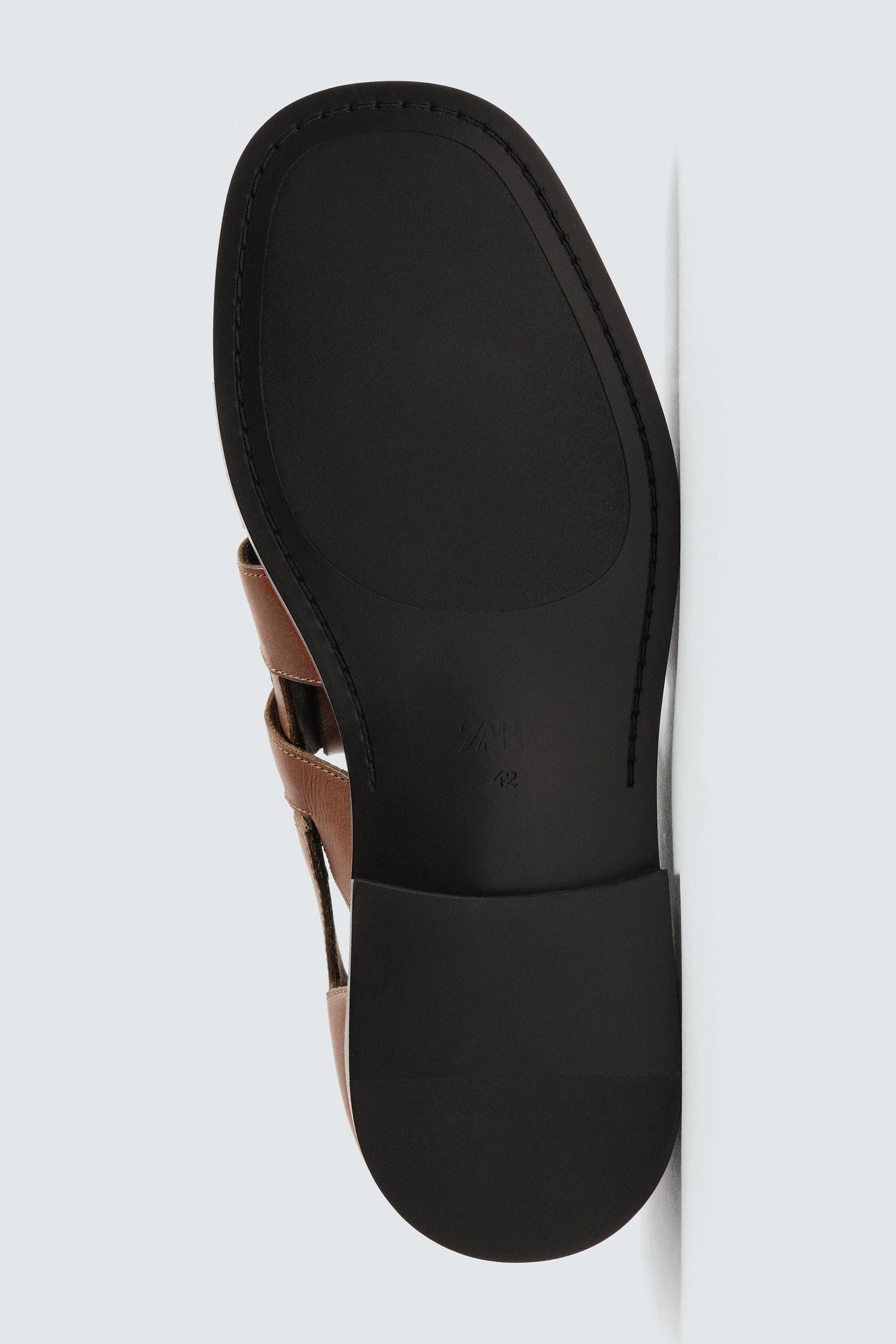 LIMITED EDITION LEATHER FISHERMAN SANDALS Product Image