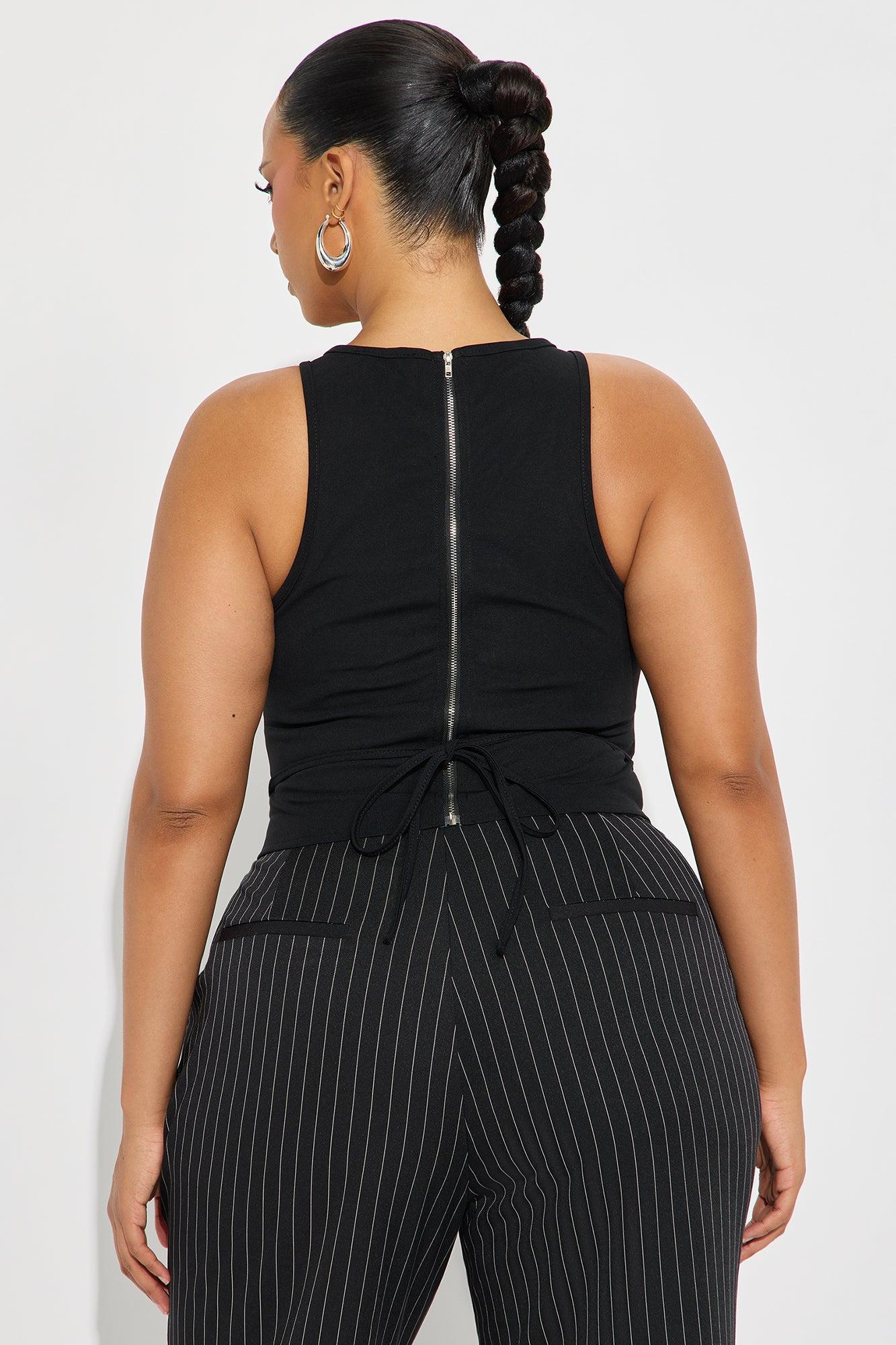 Body Chemistry Corset Top - Black Product Image