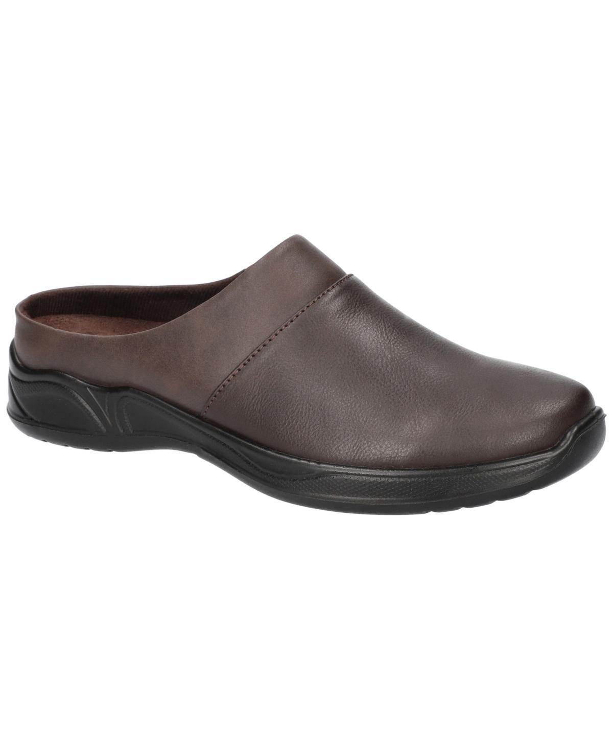 Easy Street Janalee Women's Tan Woven Embossed Comfort Mules, Size: 7.5 Product Image