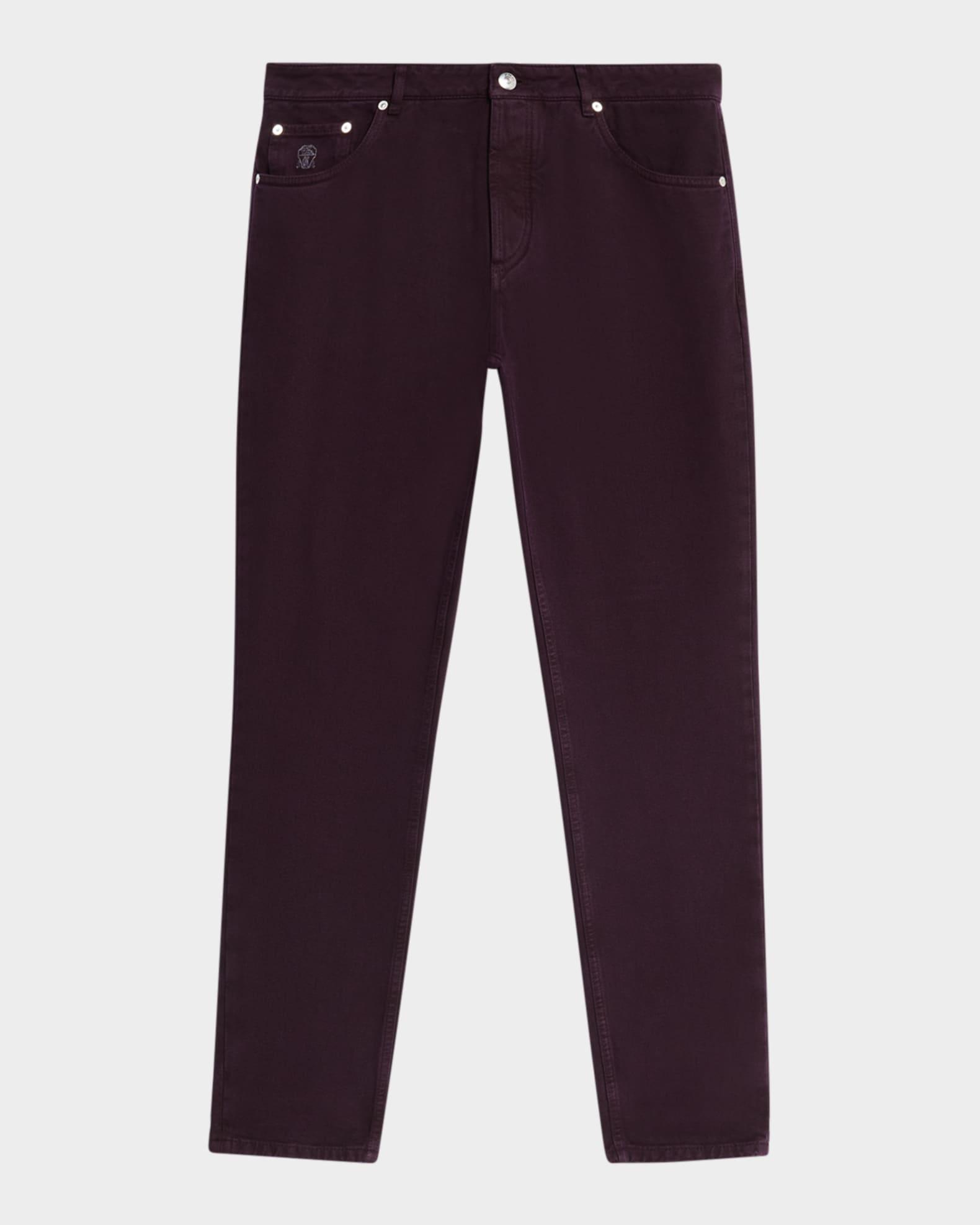 Men's Classic Fit Denim Five-Pocket Pants Product Image